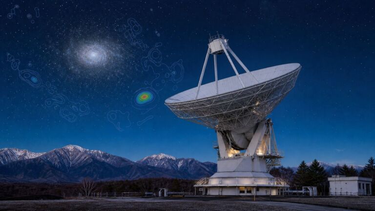 電波で「幽霊銀河」を照らす 野辺山45m鏡が挑む星の材料探し