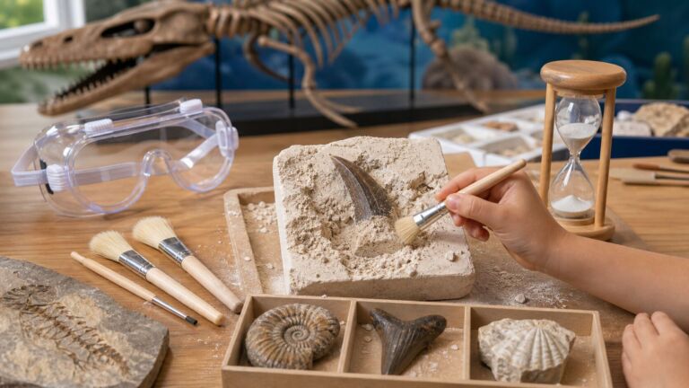 3分でモササウルスの歯を発掘?『ガオガオ!恐竜まつり』の本物化石体験