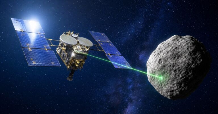 はやぶさ2が小惑星へレーザを当てた トリフネ測距成功の意味