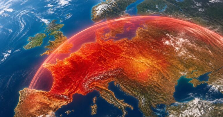 ヨーロッパを焼いた2026年の熱波　NASA可視化で見る『見えない壁』